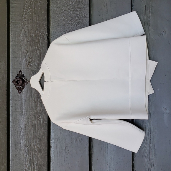 Derek Lam 10 Crosby Boxy Asymmetric Knit Sweatshirt sz 2 Women's Top - Picture 4 of 9